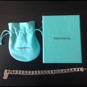 Tiffany & Co Sterling Silver Mens Link Bracelet